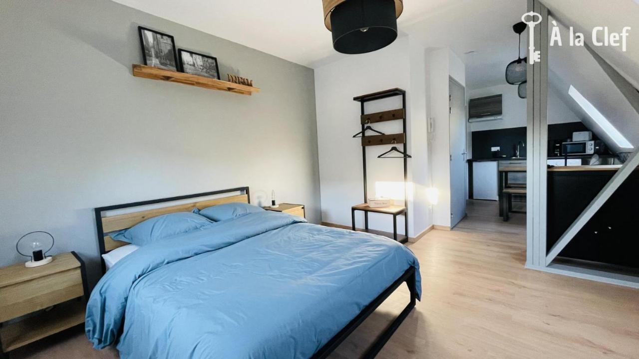 A La Clef - Charmant Studio Proche Gare Et Centre - Ideal Pro & Couple - Wifi 勒芒 外观 照片
